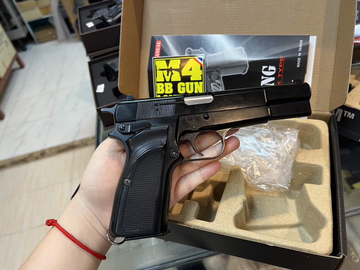 WE - Browning Hi-Power MK3 สีดำ