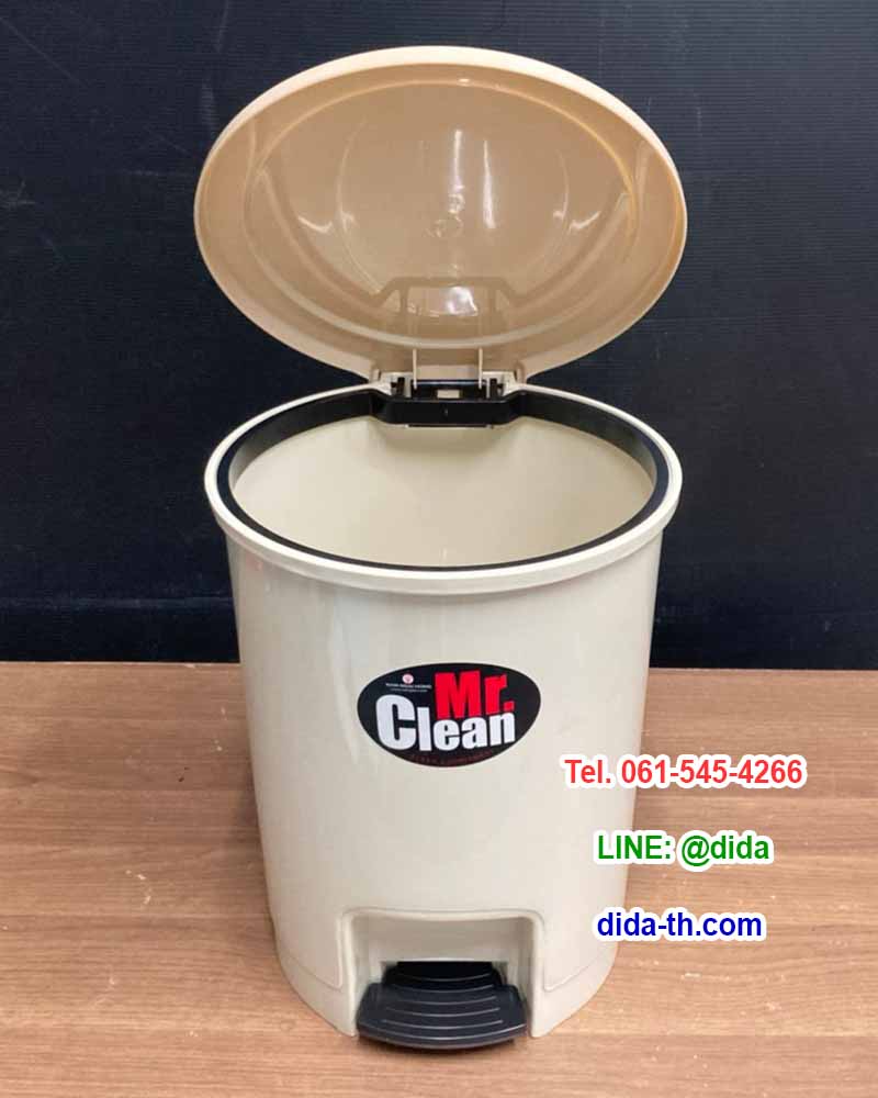 ถังขยะเท้าเหยียบ ทรงกลม 12 ลิตร