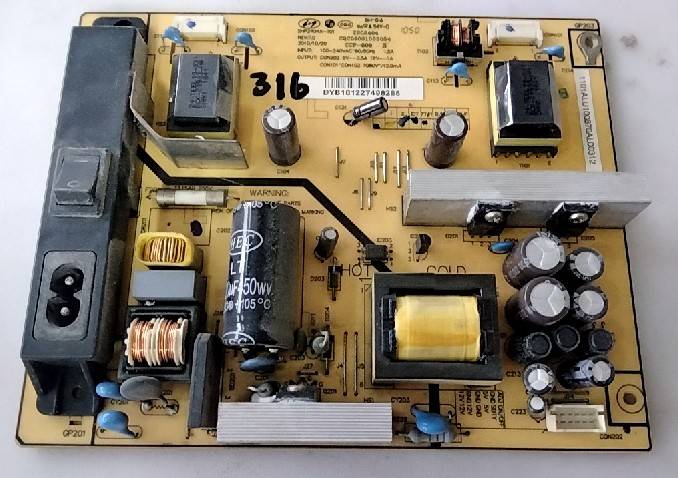 อันที่ 316 TCL L24D10F ซัฟฟลาย CCP-508 81-PBL024-PW1L SHP2404B-101 ดีเทสแล้ว