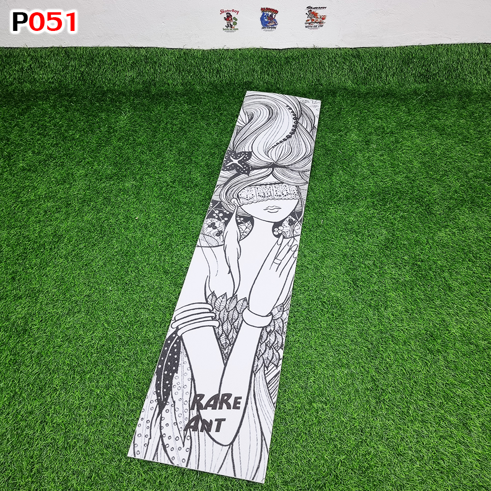 0303 สติ๊กเกอร์ กระดาษทราย 120x26 cm สำหรับ สเก็ตบอร์ด เซิร์ฟสเก็ต ลองบอร์ด Graphic Grip Tape skateboard longboard surf skate