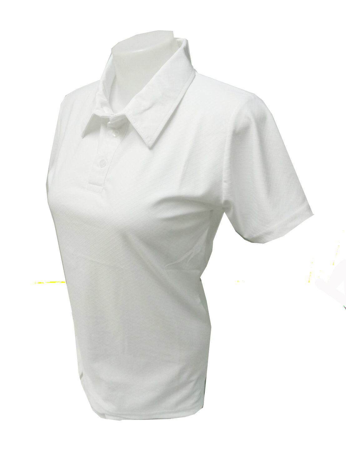 เสื้อโปโล ลายข้าวหลามตัด ปกเชิ้ต สีขาว เอกลักษณ์ที่ไม่เหมือนใคร ลดล้างสต๊อก