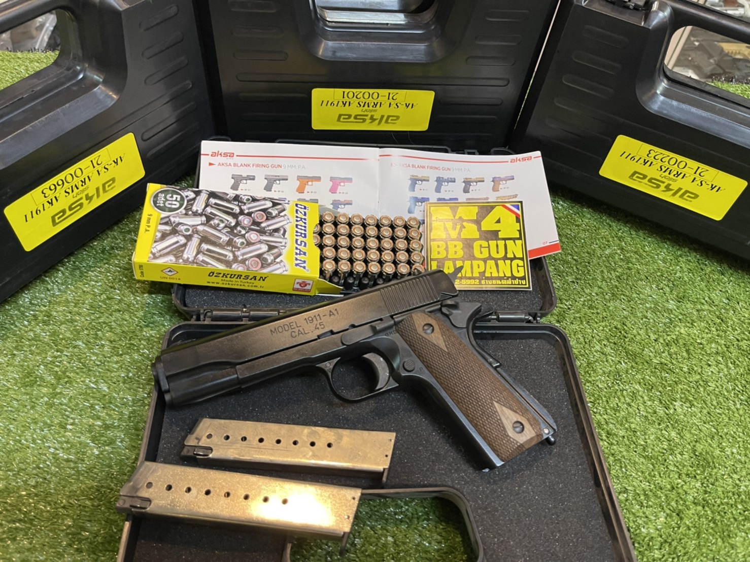 AKSA COLT 1911 ลาย Spring Field สีดำ