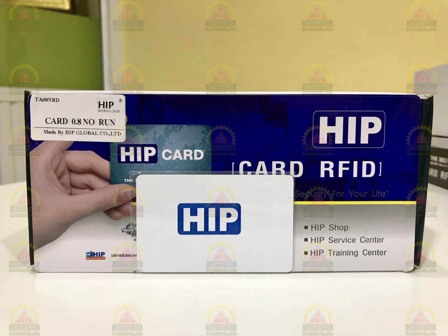 บัตรคีย์การ์ด Proximity Card แบบบาง 0.8 mm. ยี่ห้อ HIP (เรียงเลข)