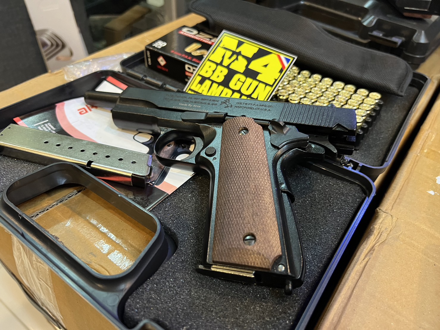 AKSA COLT 1911 ลาย 100 ปี สีดำ