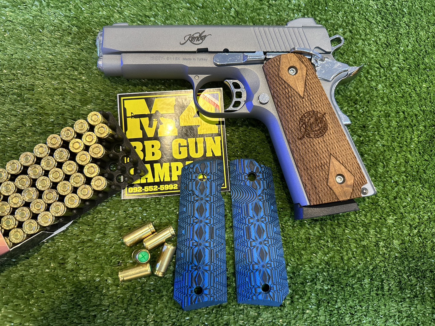 KUZEY M1911 ลาย KIMBER ลำกล้อง 4" สีสโมค