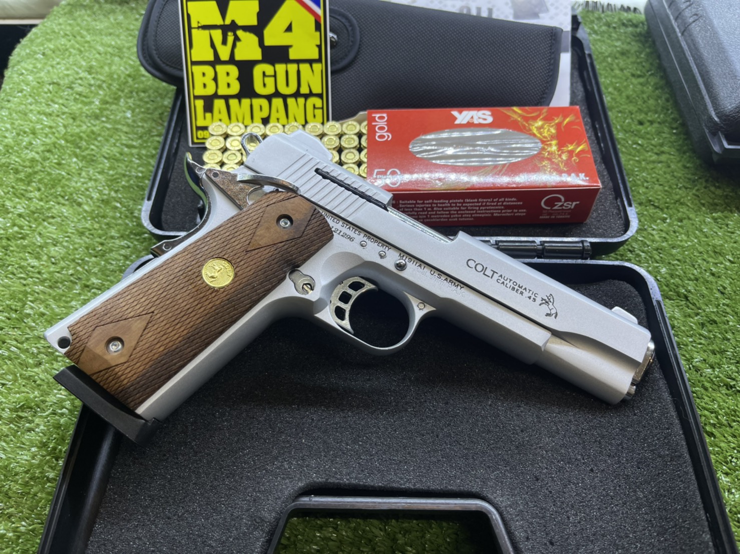 KUZEY M1911 ลาย Government ลำกล้อง 5" ซาติน