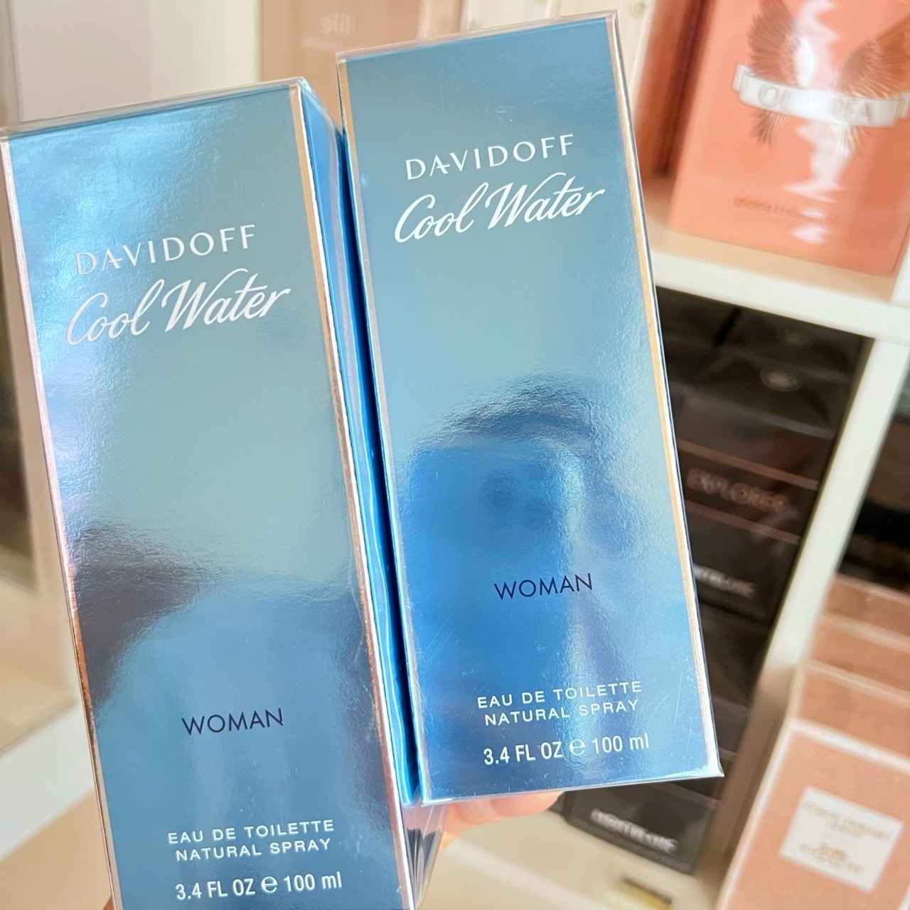 DAVIDOFF Cool Water EDT for Women 100 ml (Counter Box)
