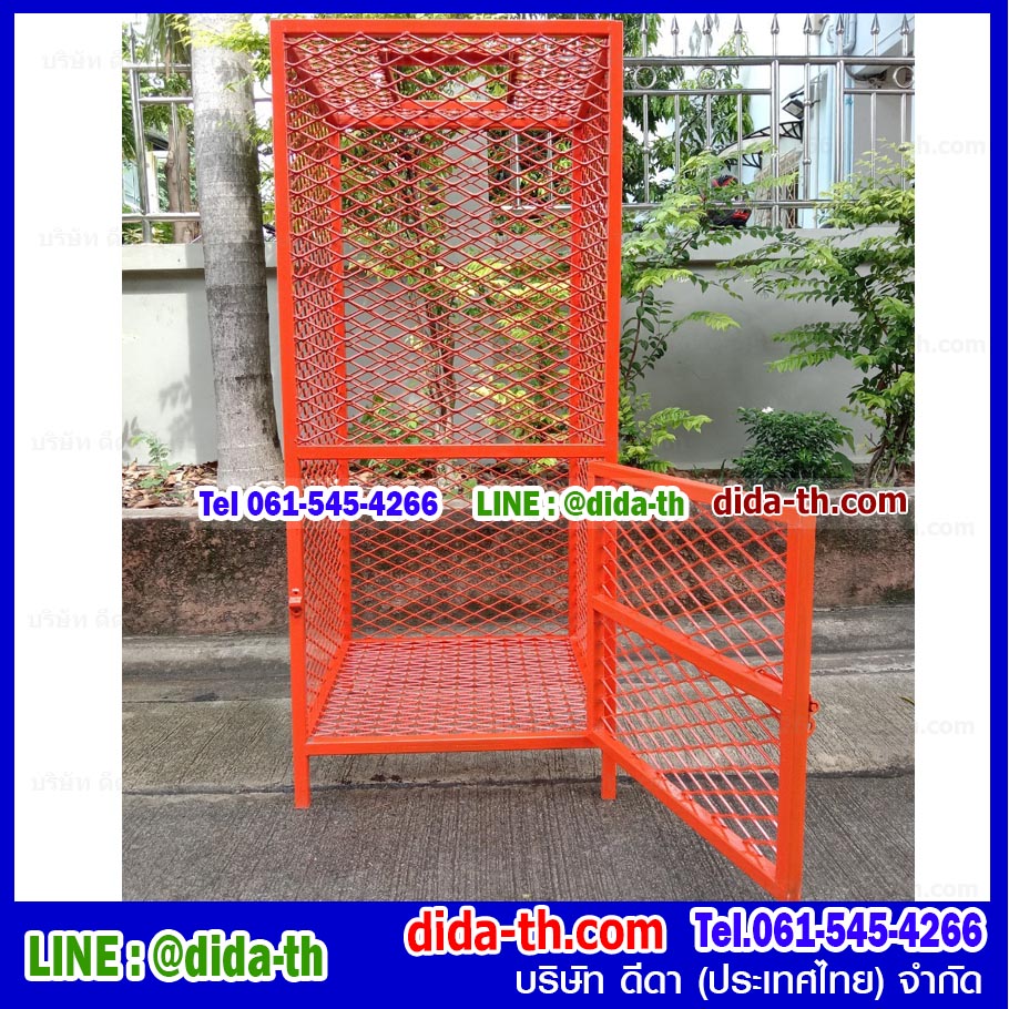 ตะแกรงทิ้งขยะขนาดใหญ่แบบมีประตู