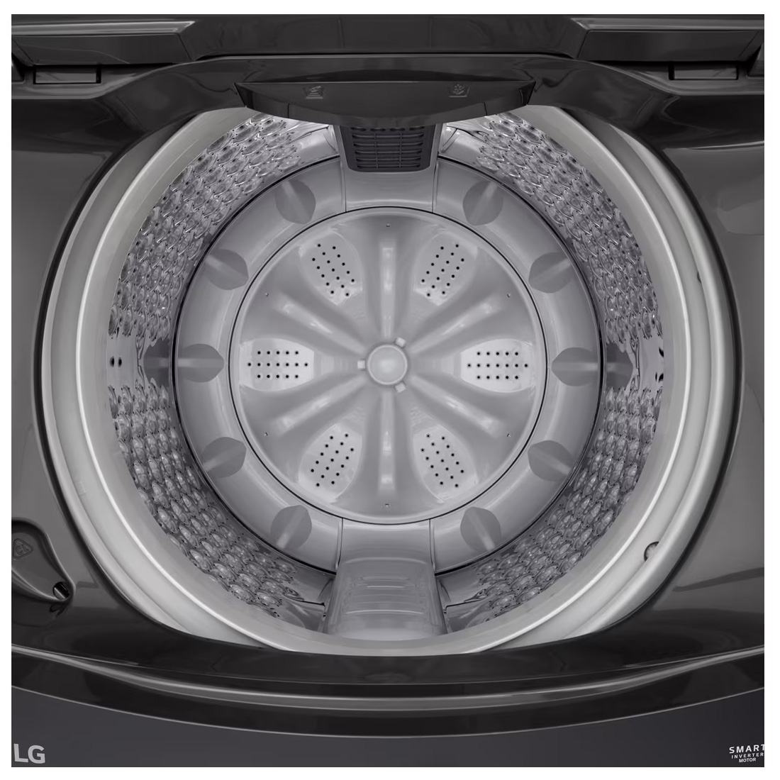 เครื่องซักผ้าฝาบน SMART INVERTER สีดำ LG 19 กก. รุ่น T2519VBTB (ชลบุรีส่งฟรี)