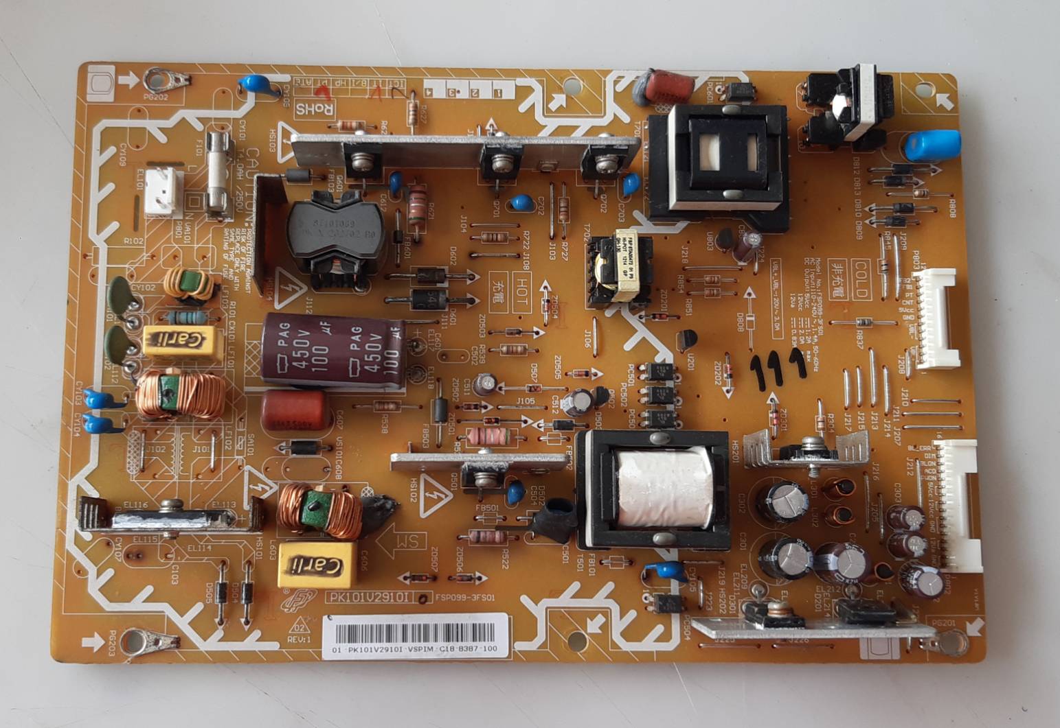 อันที่ 111 Panasonic TH-32C5T ซัฟฟลาย PK101V2910I FSP099-3FS01 3BS0304412GP ดี