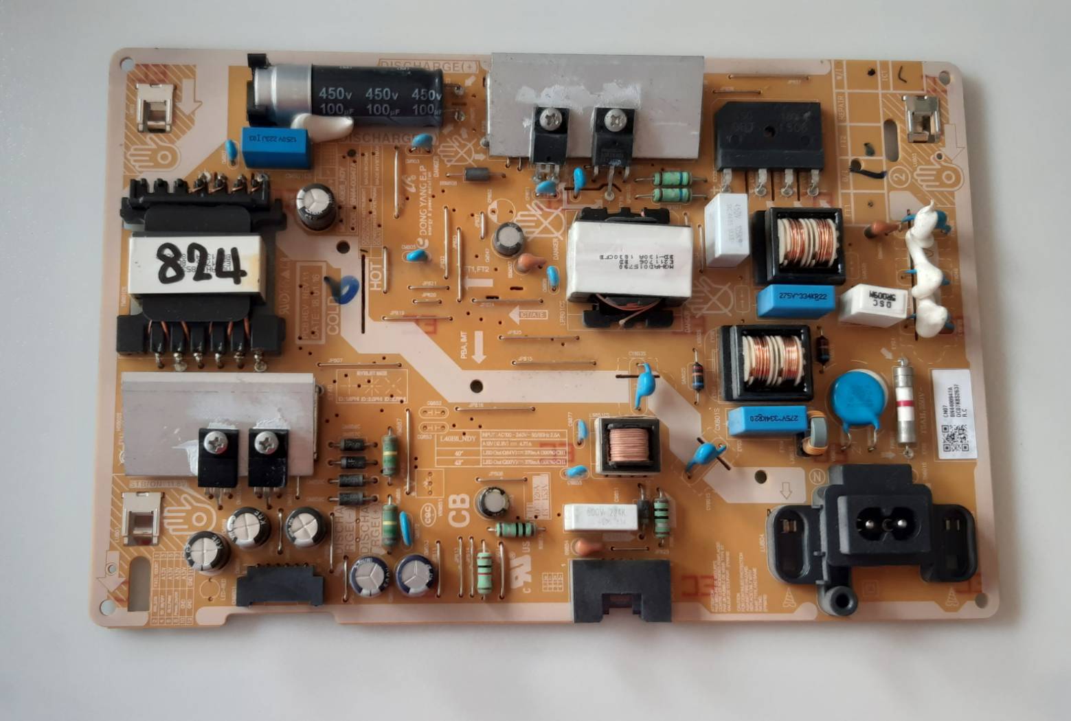 อันที่ 824 Samsung UA43NU7100K ซัฟฟลาย BN44-00947A ดีเทสแล้ว