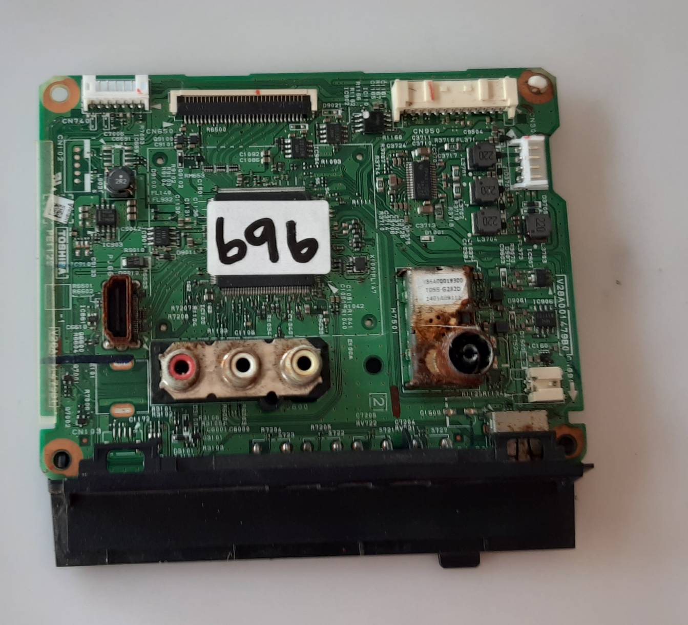 อันที่ 696 TOSHIBA 32P1300VT ซีสเตร็ม V28A001479B1 30PIN ดีเทสแล้ว