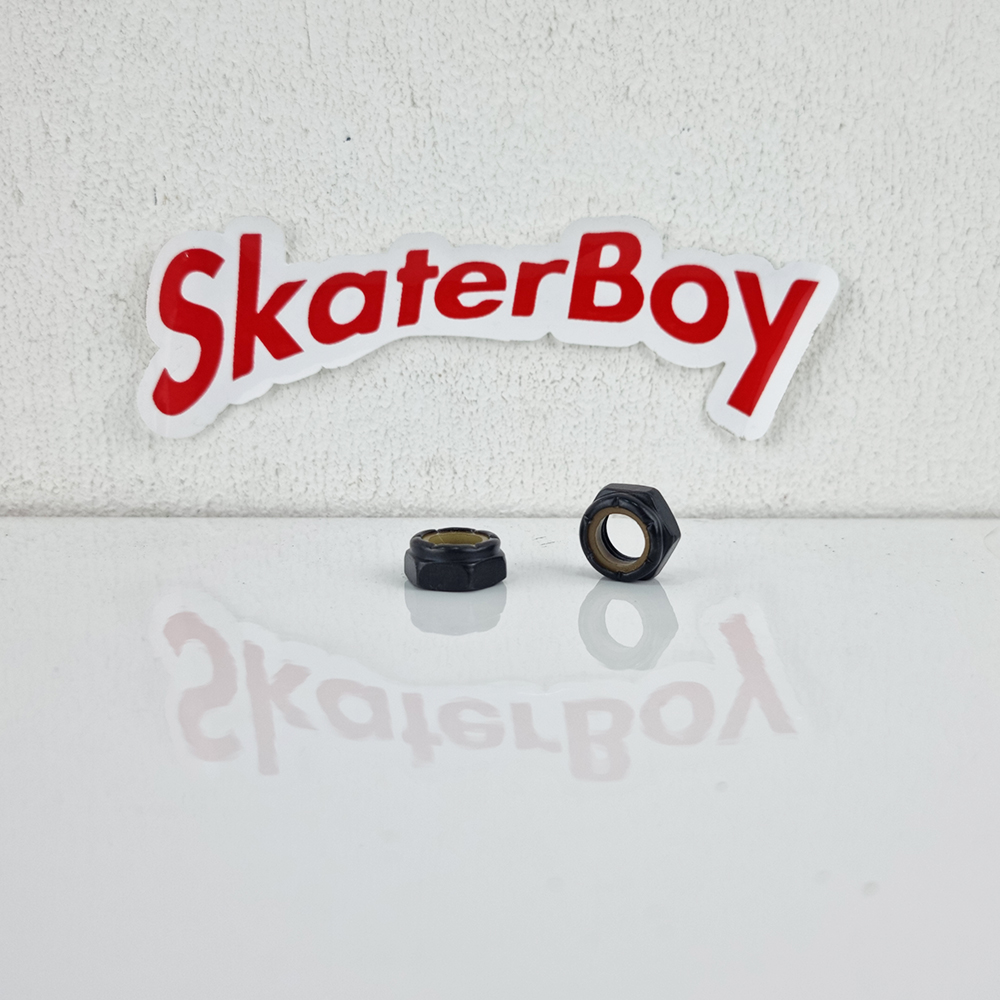 [0314] น็อตยึดบูชชิ่งหัวทรัค ยึดน็อต Kingpin สีเงิน สีดำ (มีราคาส่ง)