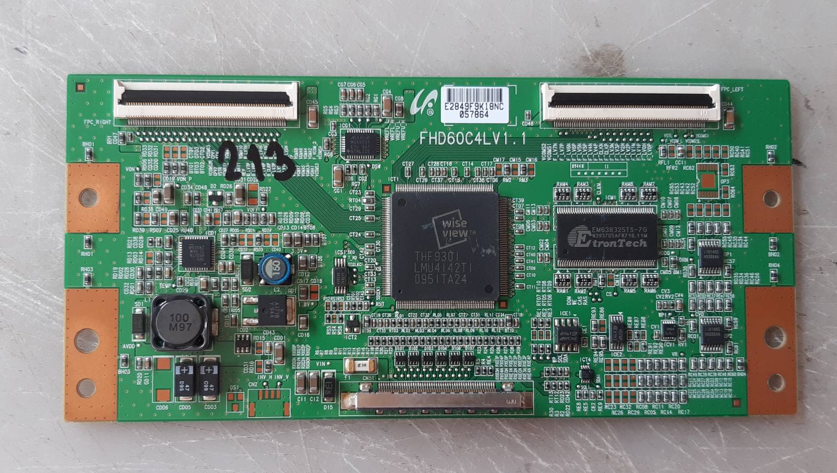 อันที่ 213 Samsung LA40B531 ทีคอน FHD60C4LV1.1 ดี