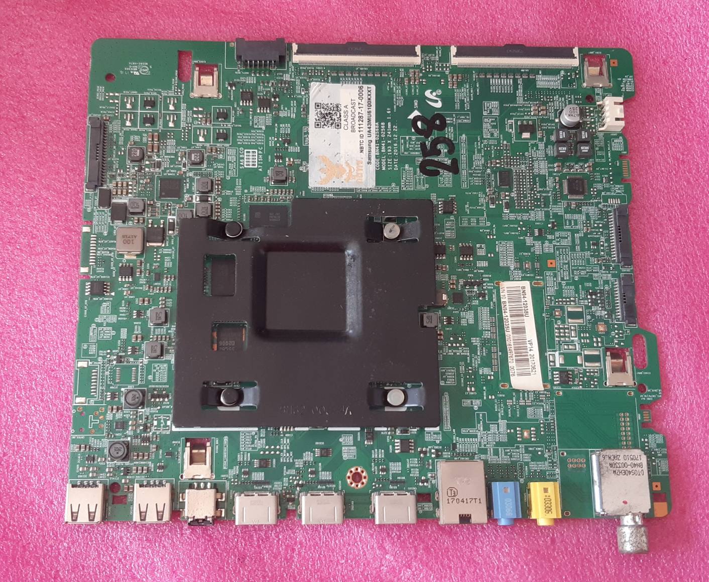 อันที่ 258 Samsung UA43MU6100K ซีสเตร็ม BN41-02568 ดีเทสแล้ว