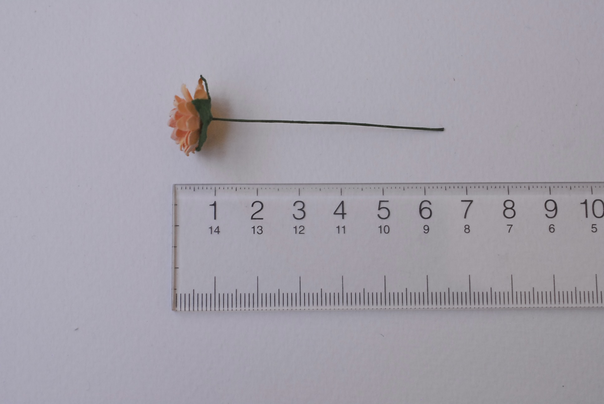 ดอกไม้ประดิษฐ์, ดอกไม้กระดาษสา, ดอก gypsophila, ดอกยิปโซ งานประดิษฐ์ตกแต่งของชำร่วย, ดอกไม้ทำพานพุ่ม,พานพวงมาลัย, พานรับไหว้, ขนาด 1.5 cm. สีพีช