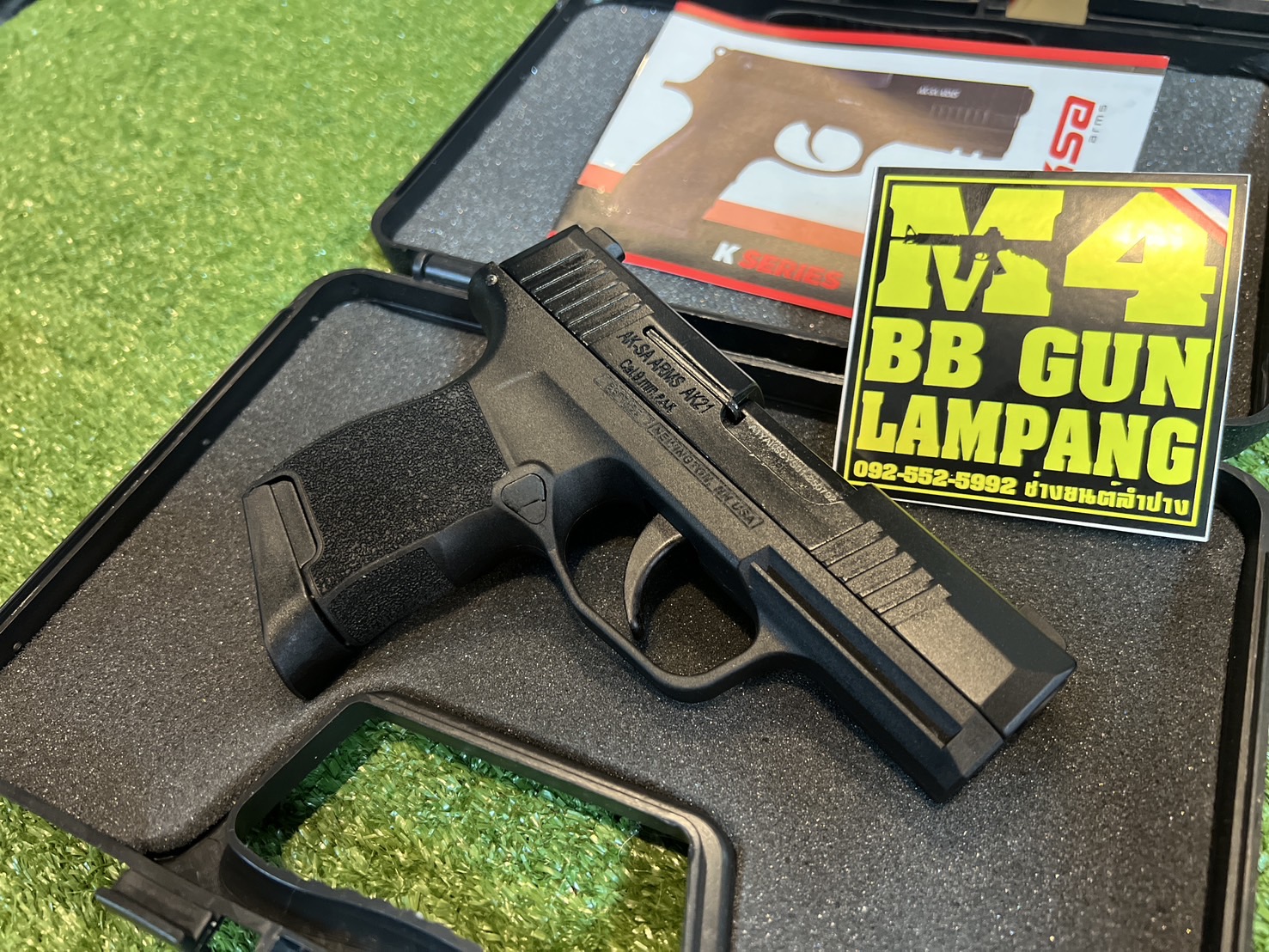 Aksa SIG SAUER P365 9mm. P.A.K. 2 แม็กกาซีน สีดำ