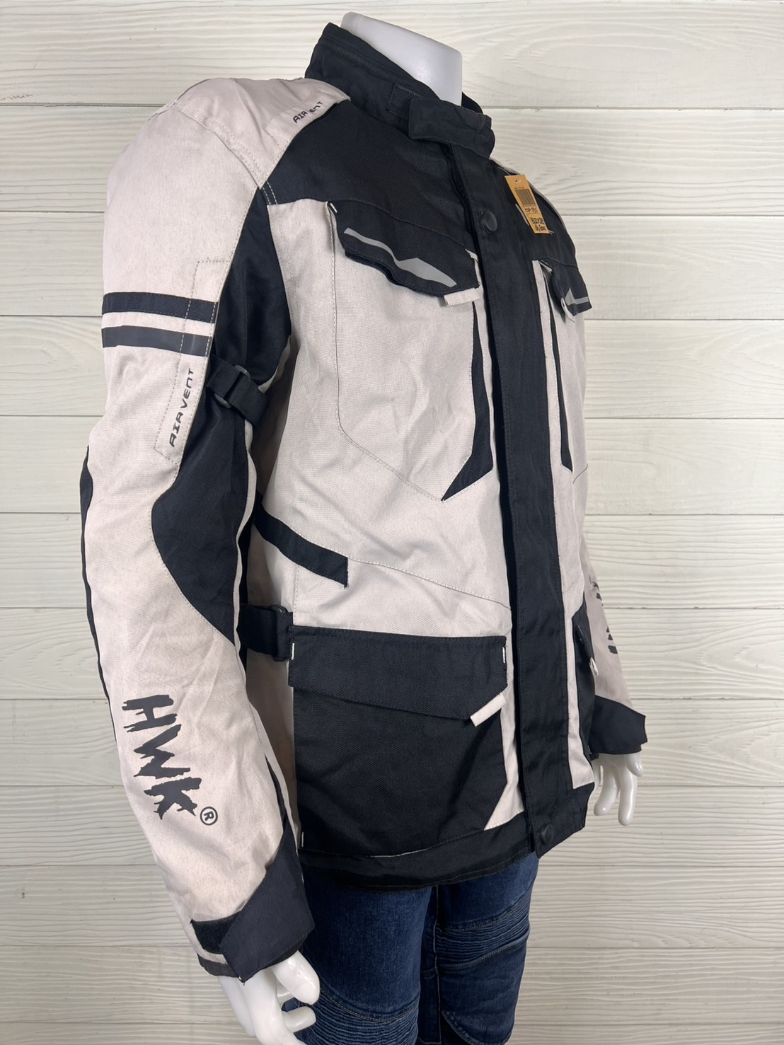 เสื้อขี่มอเตอร์ไซด์( มือสอง) CTA 595 : อก 52" ยาว 28" รอบเอว 48“ (XL) HWK