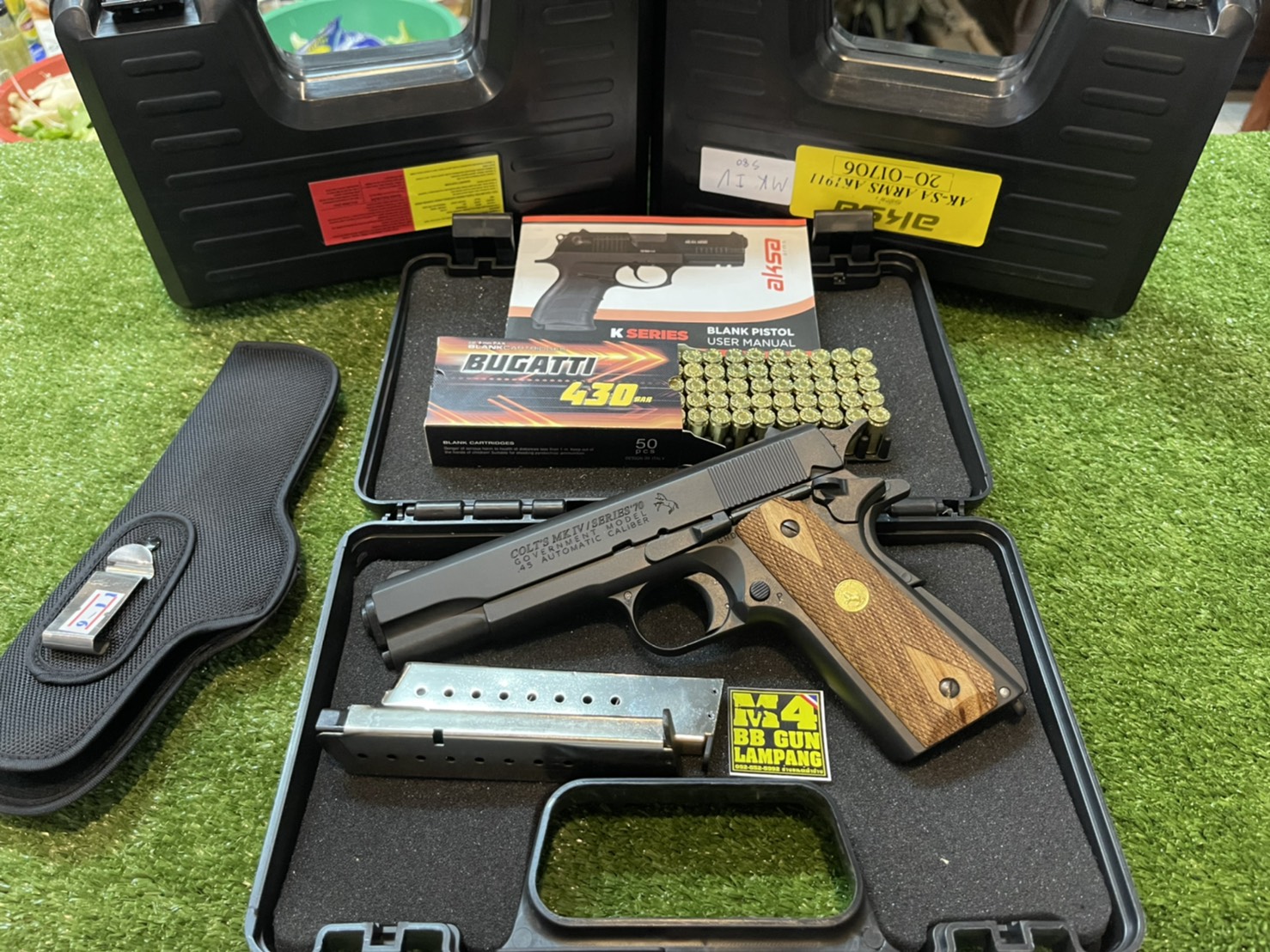 AKSA COLT 1911 ลาย Series 70 สีดำ