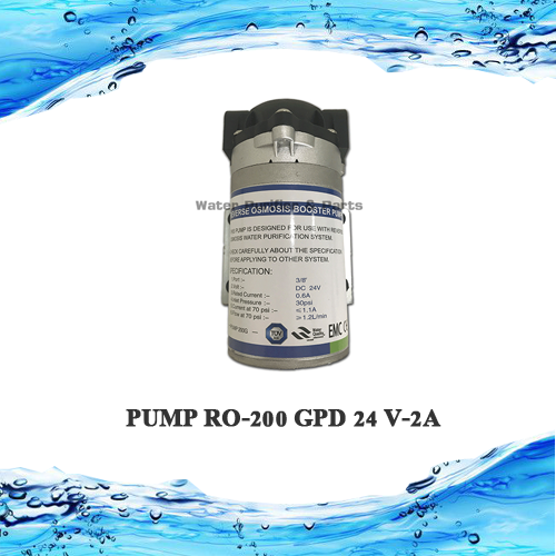 ไดอะแฟรมปั้ม PUMP RO-200 GPD 24V-2A