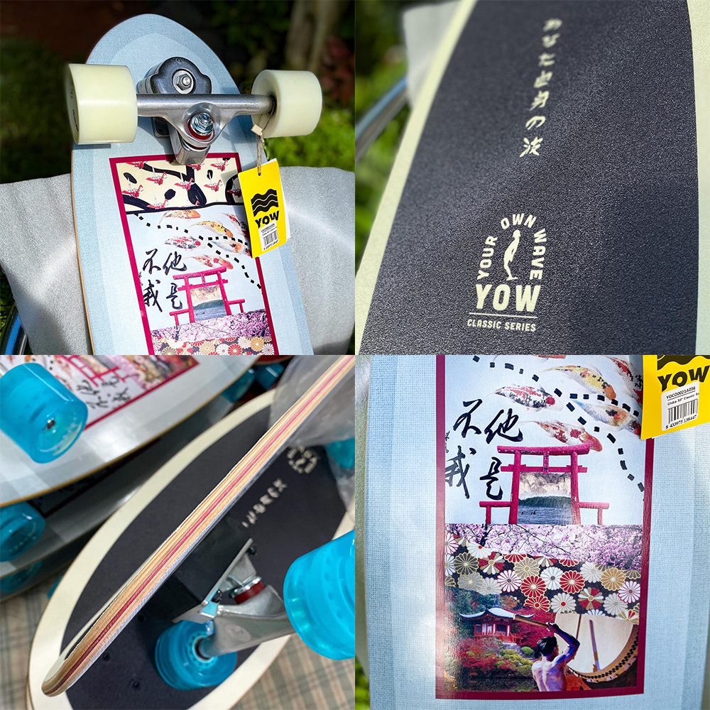 0202 sp Surfskate Yow ลาย surf ทรัค Meraki เล่นง่าย ลายสวย