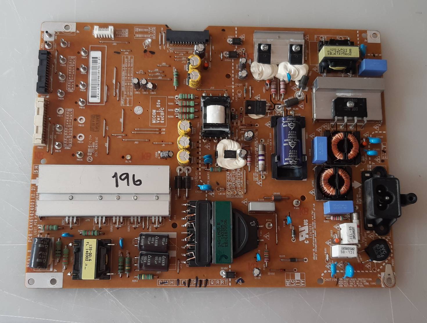 อันที่ 196 LG 47LB670T ซัฟฟลาย EAX65424001 ดีเทสแล้ว