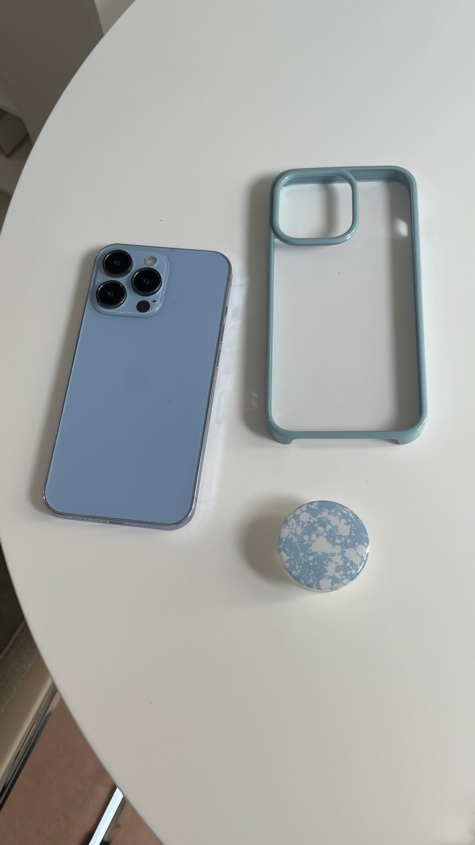 Blue Color Bumper Cover Hard Case