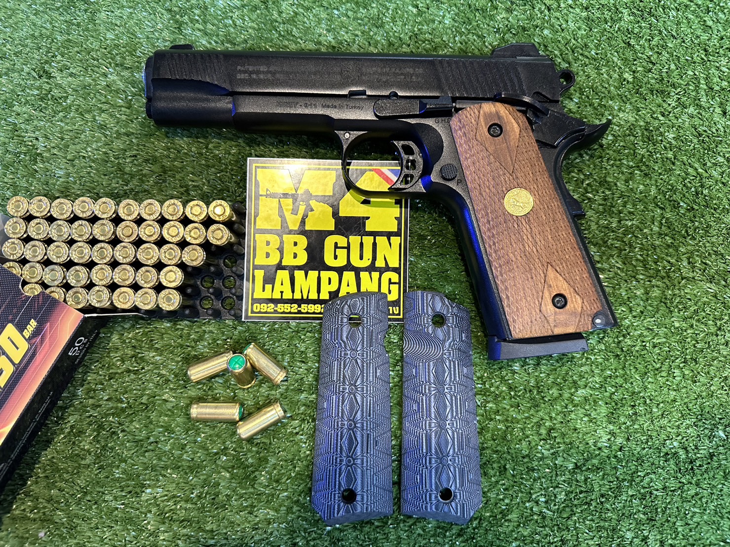 KUZEY M1911 ลาย 100 YEARS ลำกล้อง 5" ดำ