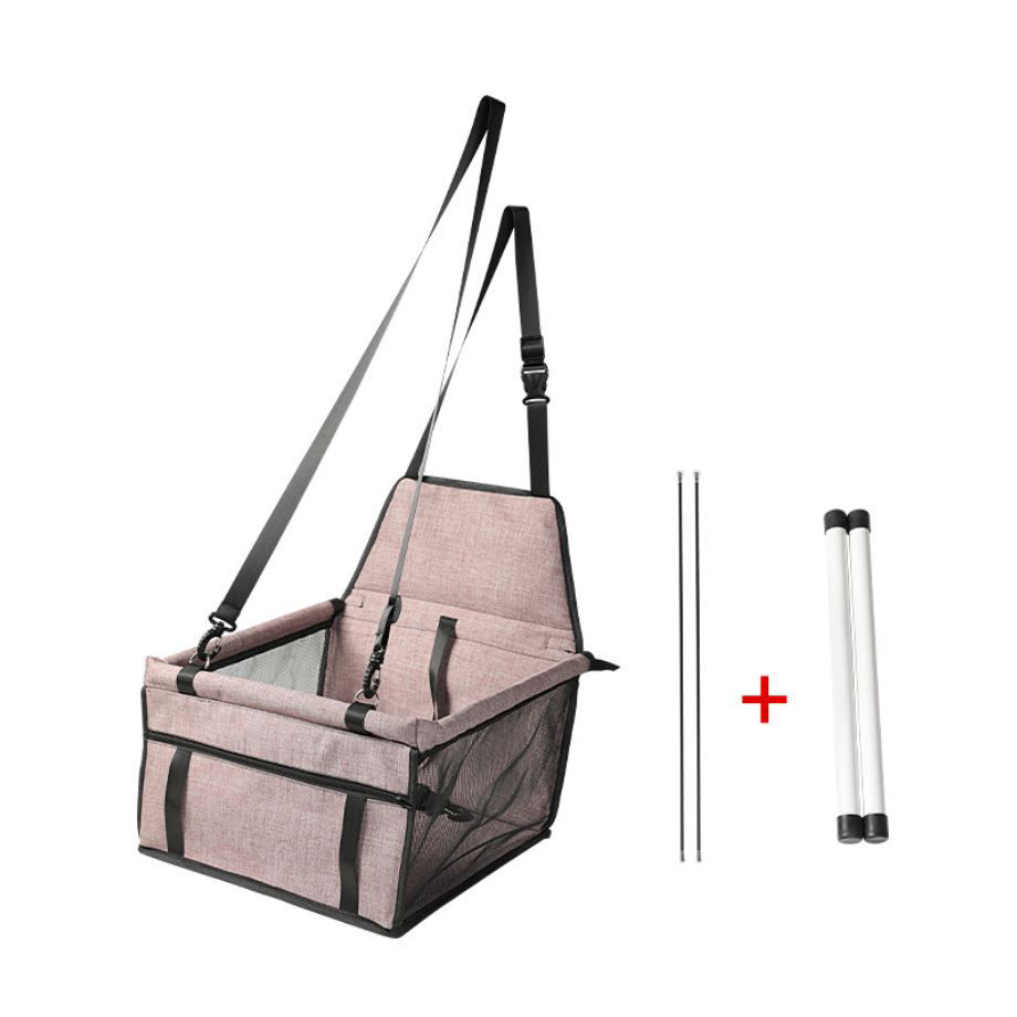 [1100] Pet car seat เบาะนั้งบนรถสำหรับ สุนัข แมว กันขนร่วง รอยข่วย รถเปื้อน