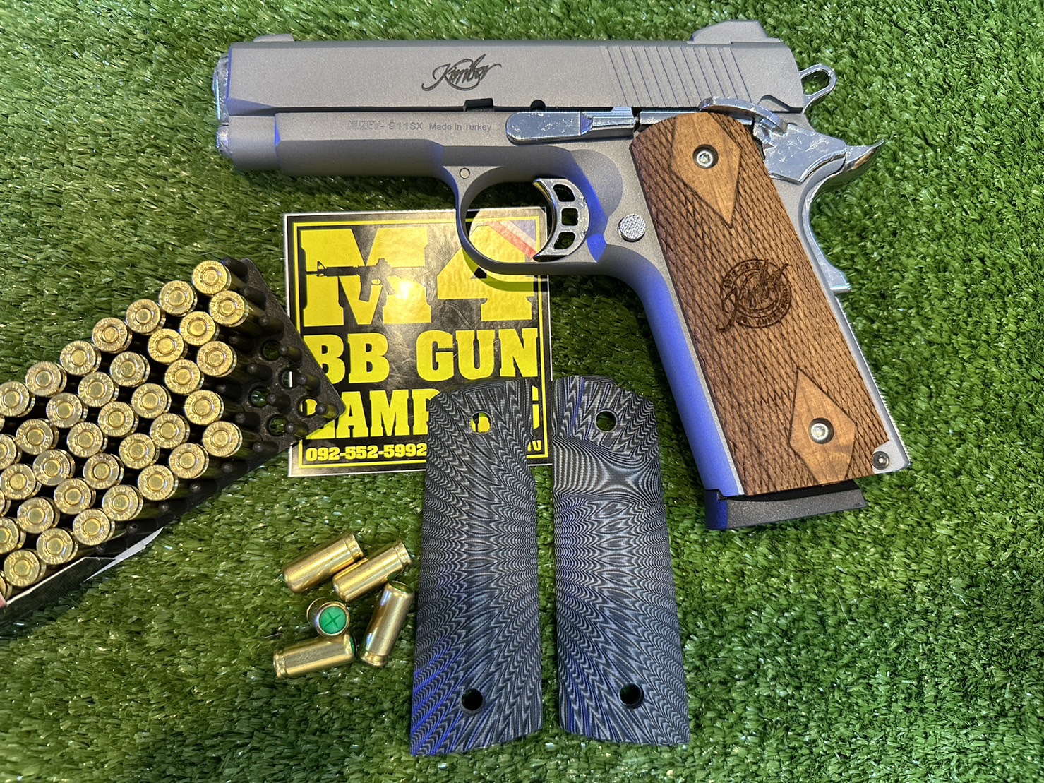 KUZEY M1911 ลาย KIMBER ลำกล้อง 4" สีสโมค