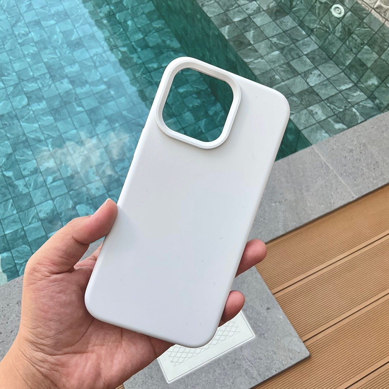 Silicone premium case v.3 (white colors)