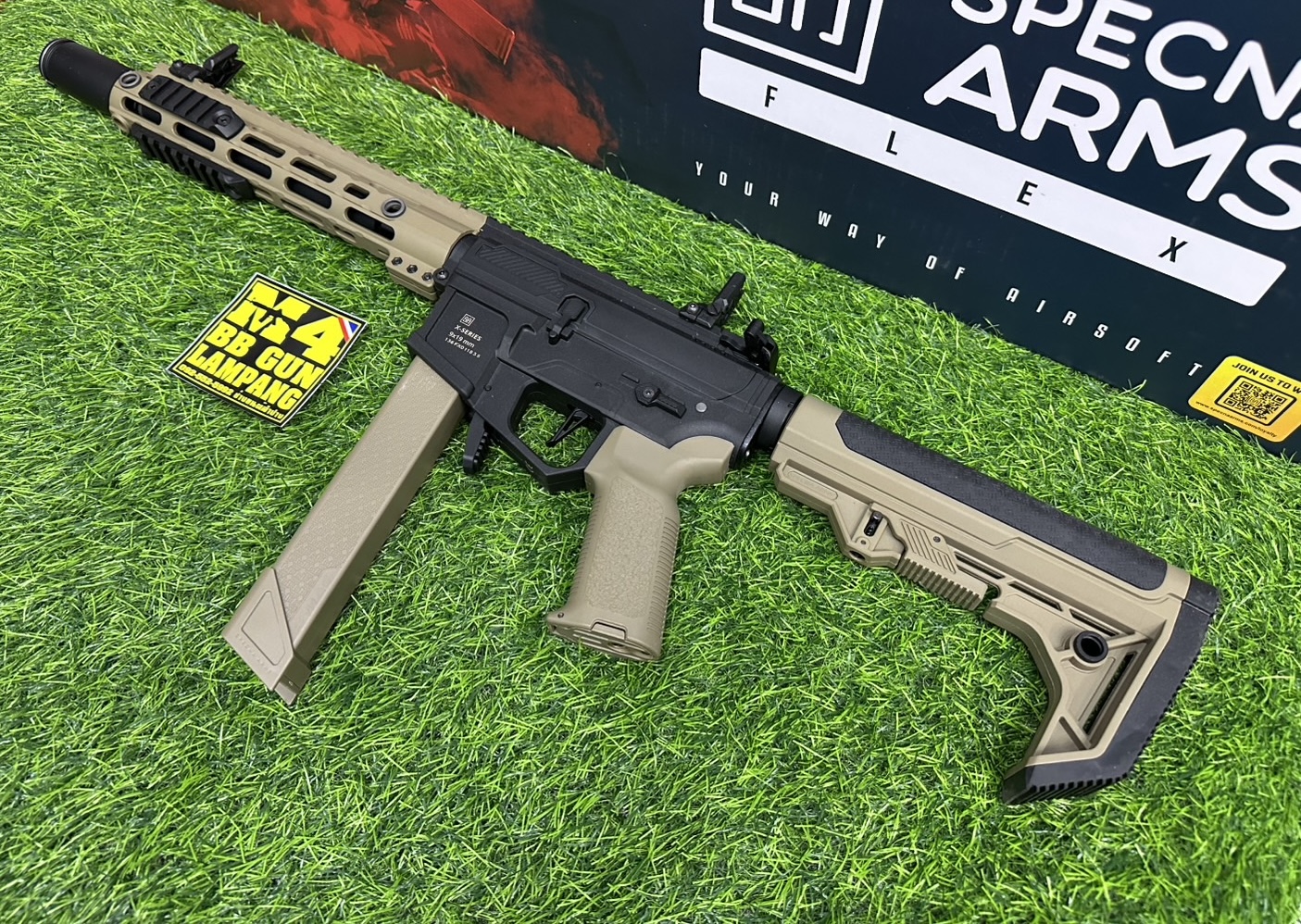 Specna Arms SA-FX02 FLEX™ HAL ETU : AR9 Custom (Tan)