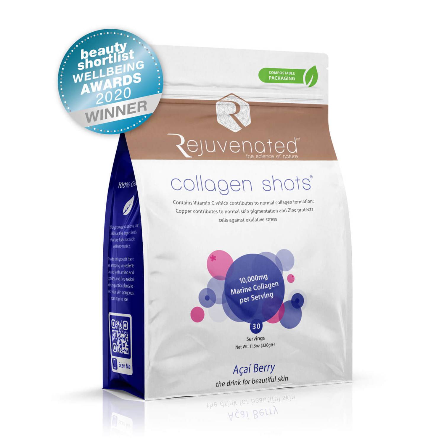 REJUVENATED COLLAGEN SHOTS 30 DAY SUPPLY 0 กก.