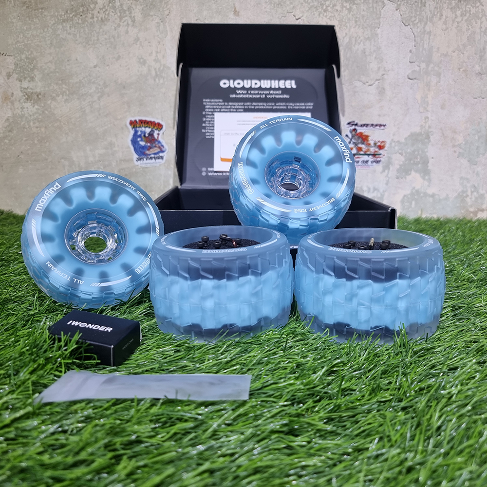 [0502] ล้อวิบาก Cloudwheel 100mm สำหรับ สเก็ตบอร์ดไฟฟ้า Maxfind ล้อ 90mm
