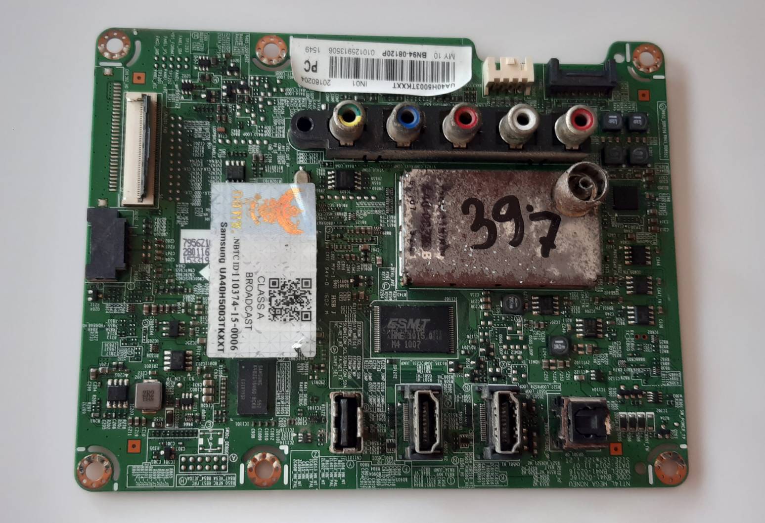 อันที่ 397 Samsung UA40H5003TK ซีสเตร็ม BN41-02216C ดีเทสแล้ว 51PIN