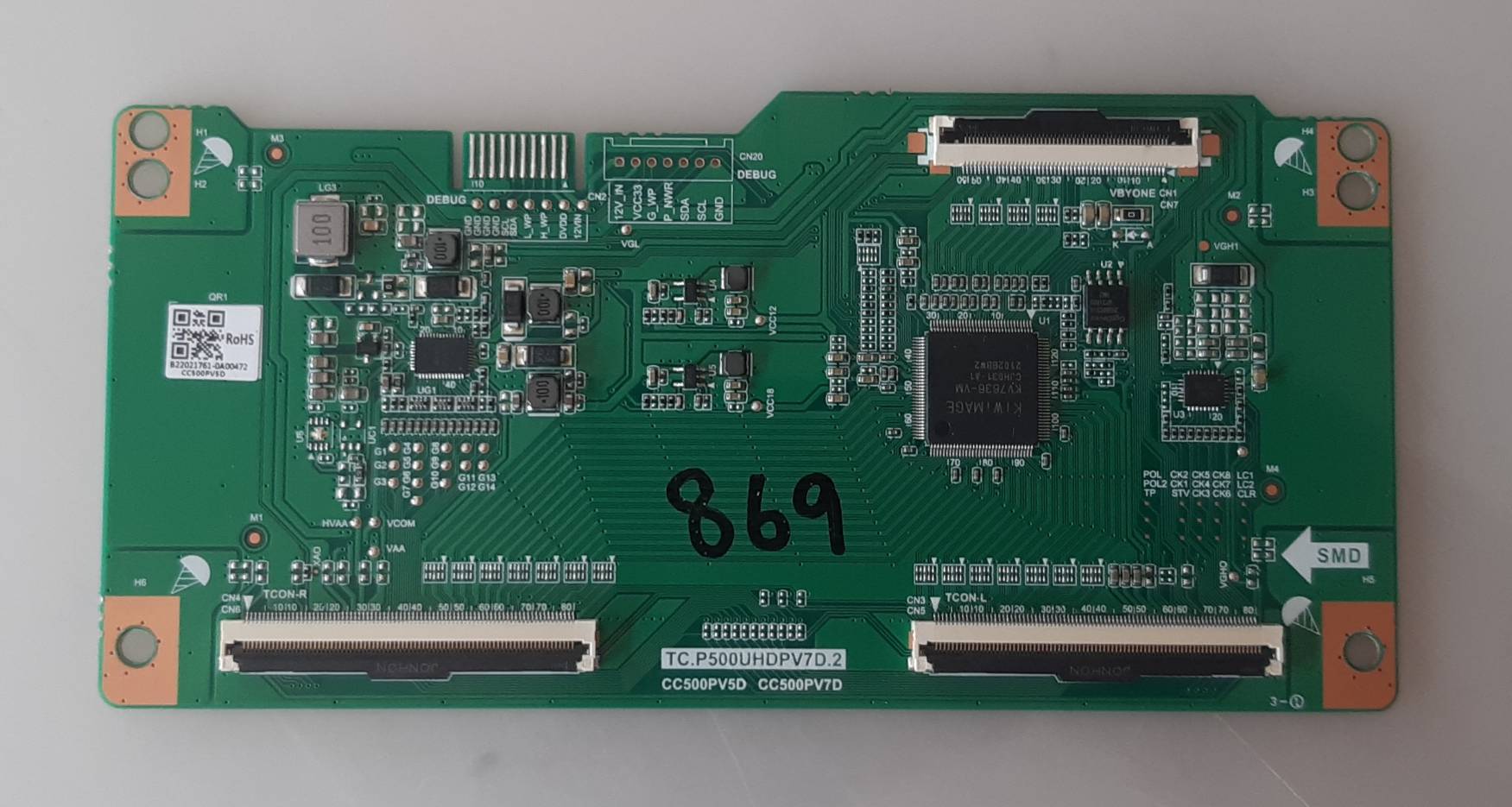 อันที่ 869 ACONATIC 50US200AN ทีคอน TC.P500UHDPV7D.2 CC500PV5D ดีเทสแล้ว