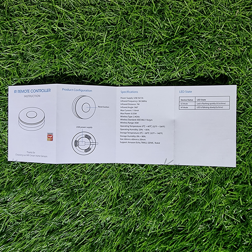 [1001] IR remote control เปิดแอร์ เปิดทีวี ผ่านมือถือ app Smart Life