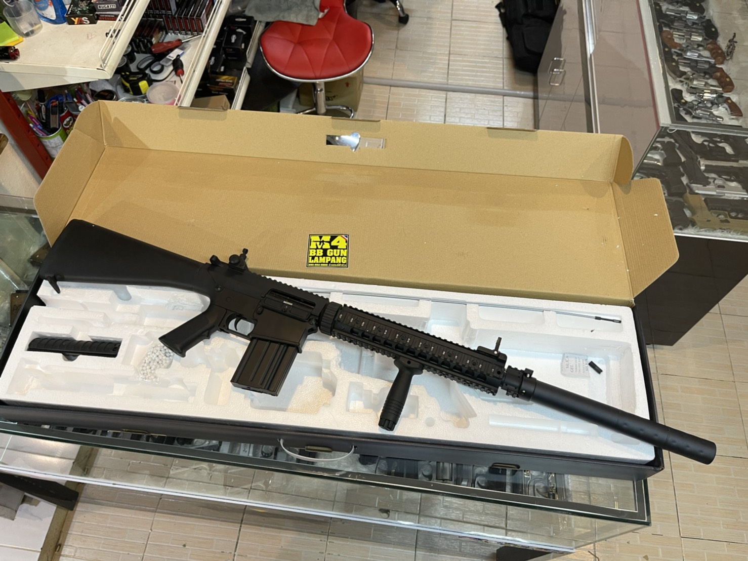 A&K SR25 ASSAULT RIFLE SERIES SR25 สีดำ