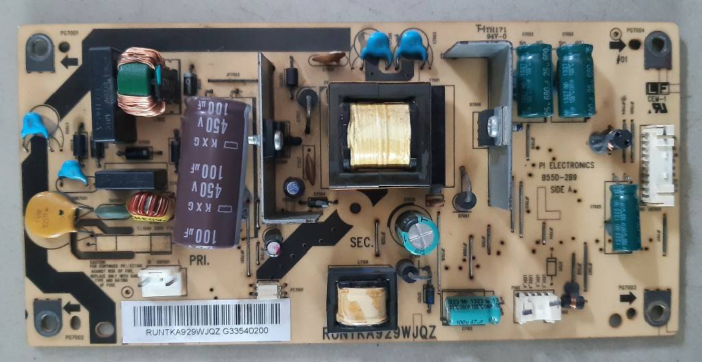 อันที่ 707 SHARP LC-32LE240M ซัฟฟลาย RUNTKA929WJQZ ดีเทสแล้ว