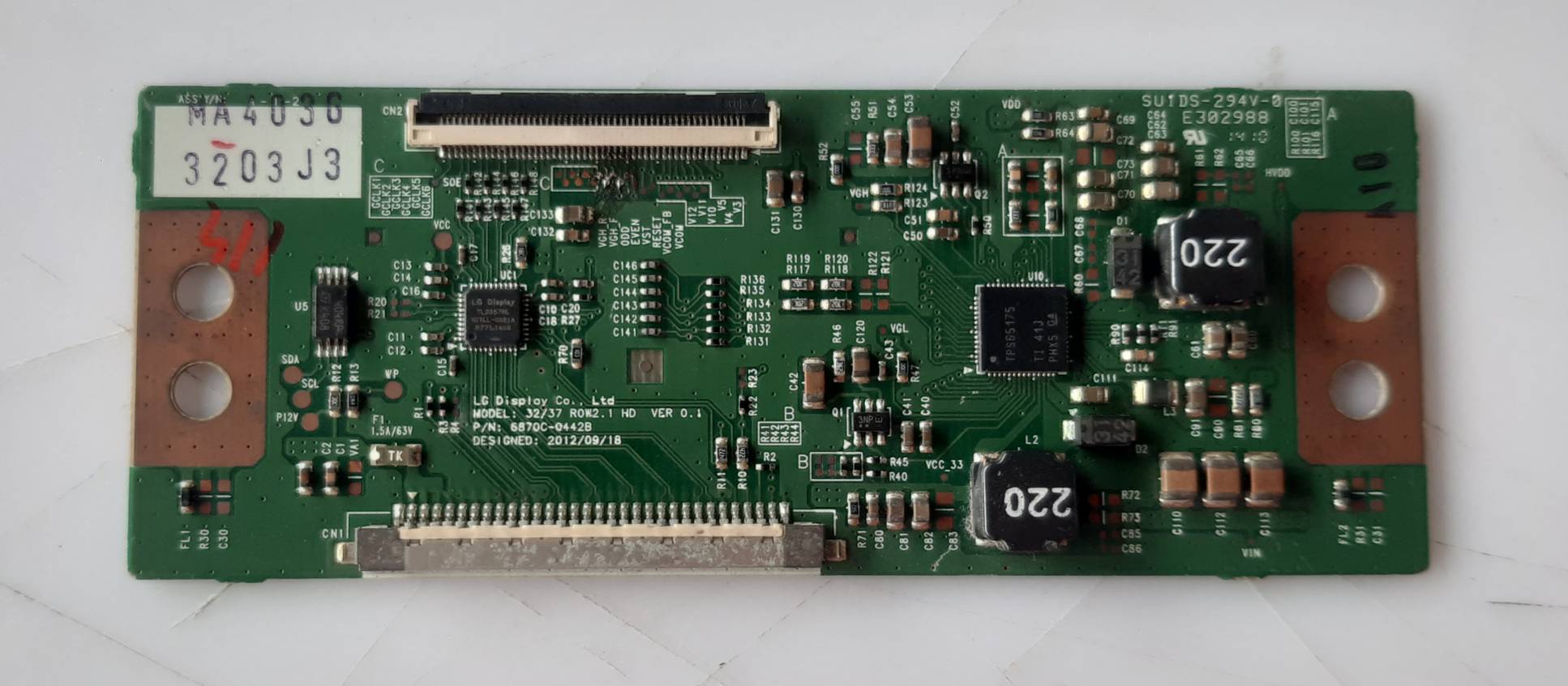 อันที่ 138 Panasonic TH-32DS500T ทีคอน 6870C-0442B ดีเทสแล้ว 30PIN ไฟซ้าย เสียบ