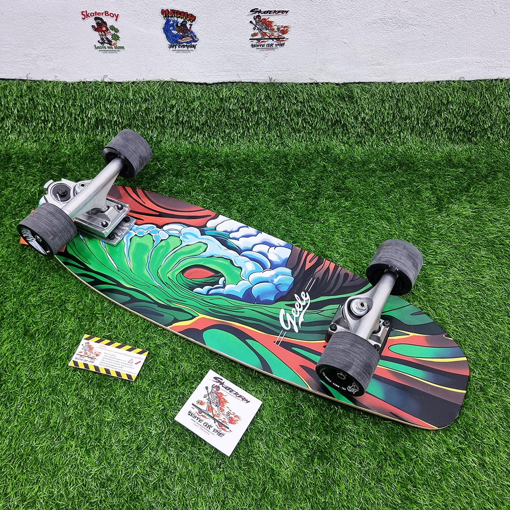 0202 Surfskate เซิร์ฟสเก็ต ขนาด 30" ทรัค V7 อะแดปเตอร์ บูชชิ่ง เล่นง่าย