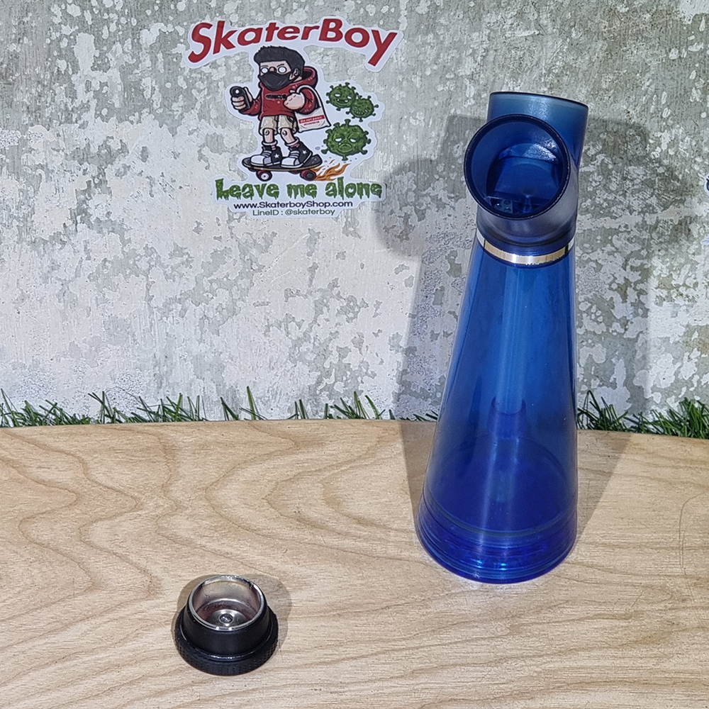 [1004] ท่อน้ำ Water Pipe พกพา พร้อม Grinder ที่บดและเก็บในตัว ถอดทำความสะอาดง่าย