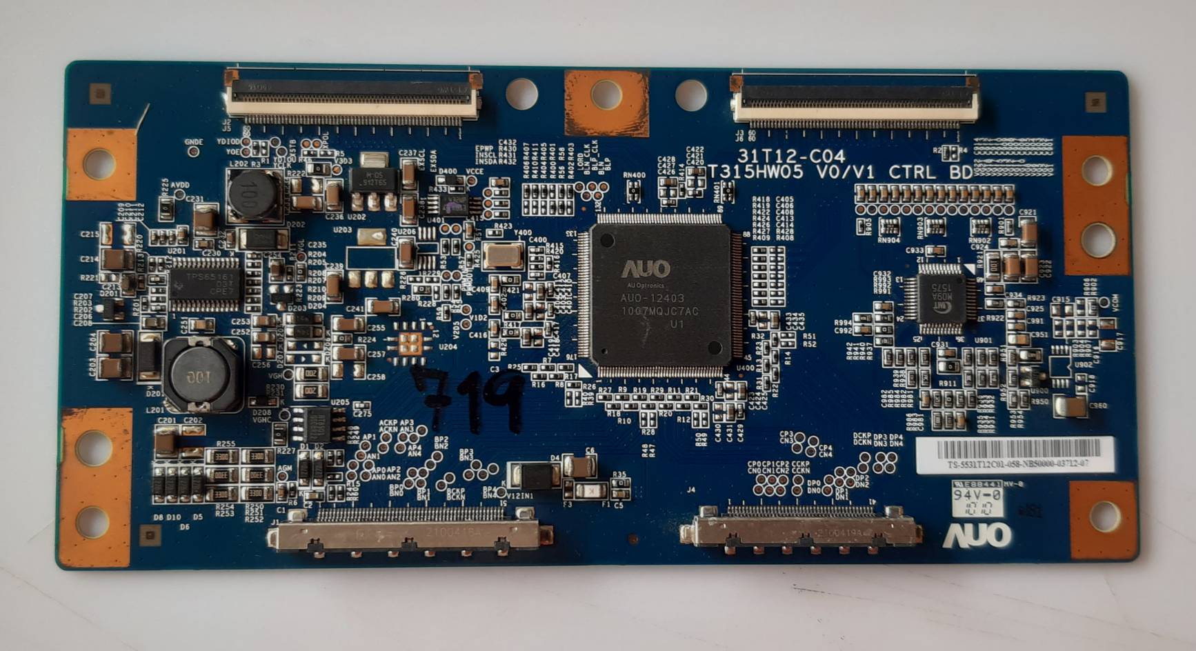 อันที่ 719 LG 32LE5500 ทีคอน 31T12-C04 T315HW05 V0 ดีเทสแล้ว