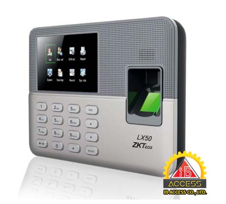 เครื่องสแกนลายนิ้วมือ ยี่ห้อ ZKTeco รุ่น LX50