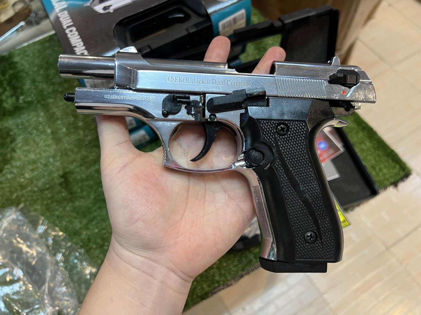 EKOL Jackal Dual Compact เงินเงา