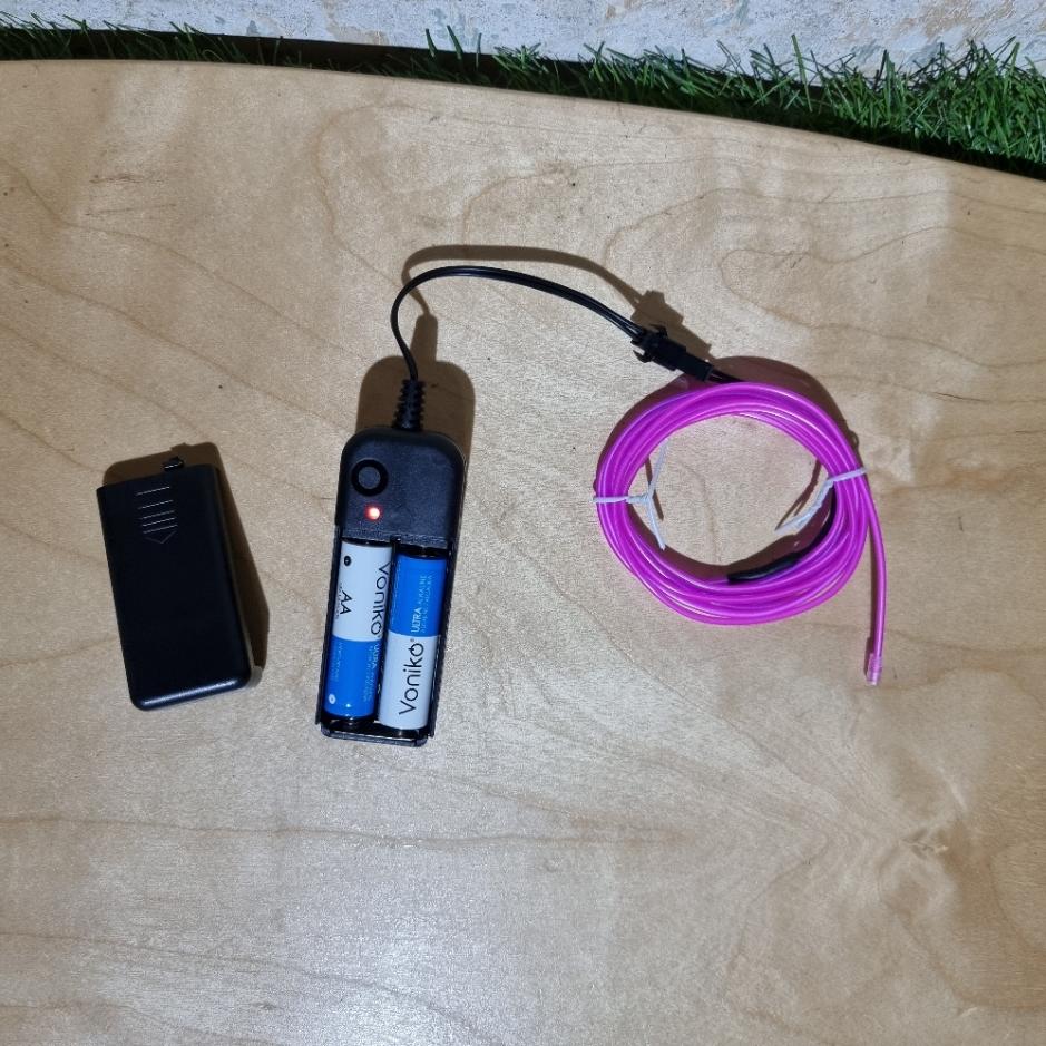 [0320] ไฟแต่ง ติด สเก็ตบอร์ด สกู๊ตเตอร์ ใส่ถ่าน AA ปรับไฟกระพริบ 3mode ซ่อนใต้ ขอบกันกระแทก