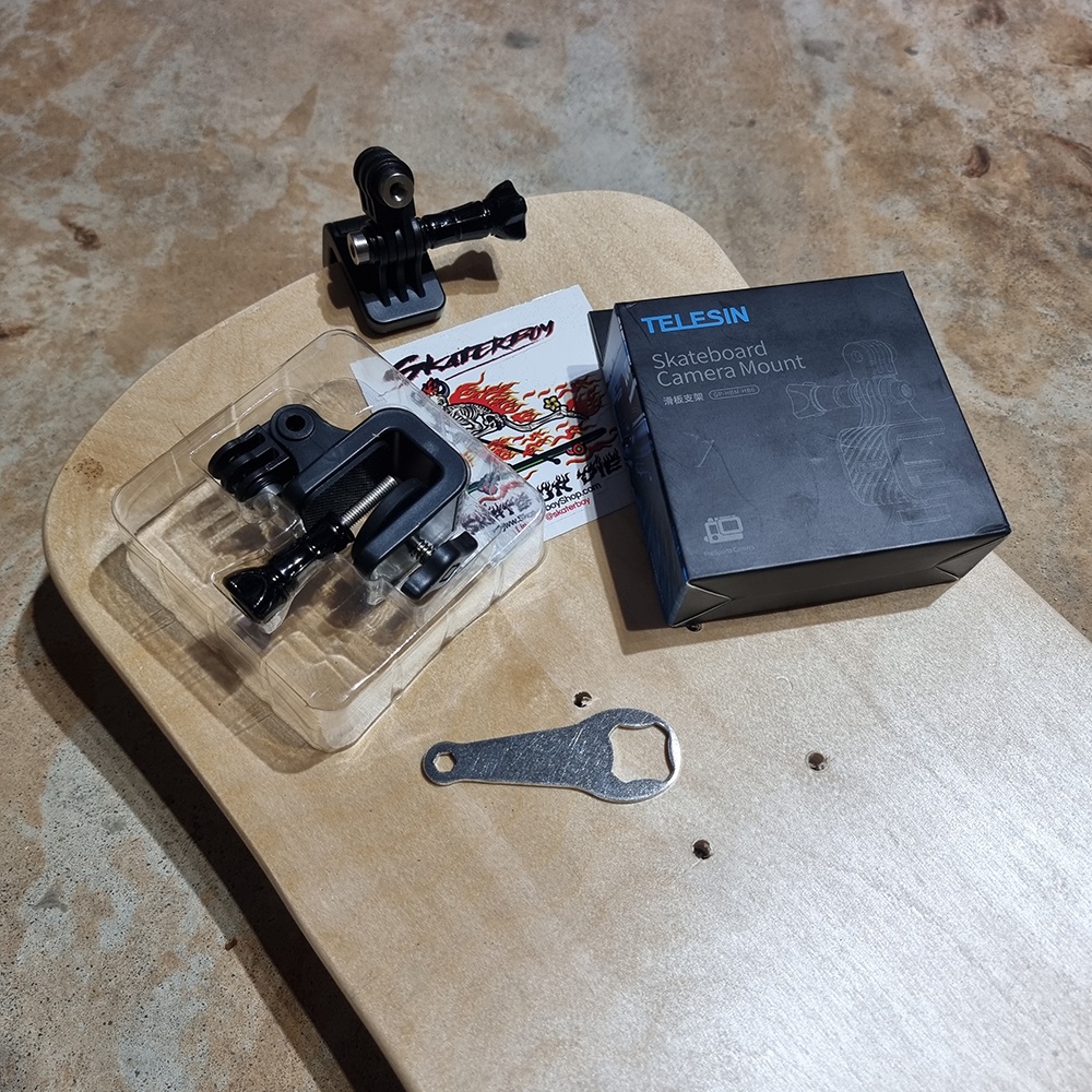 [0320] skateboard camera mount ฐานจับกล่องกับสเก็ตบอร์ด gopro instra