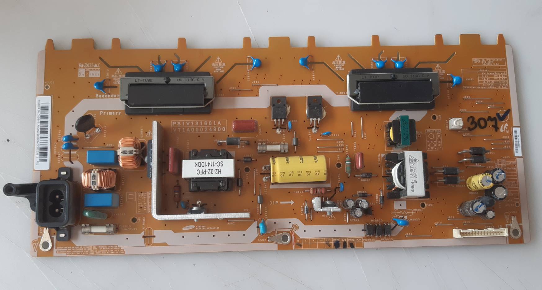 อันที่ 307 TOSHIBA 32PB2T ซัฟฟลาย V71A00024900 ดีเทสแล้ว