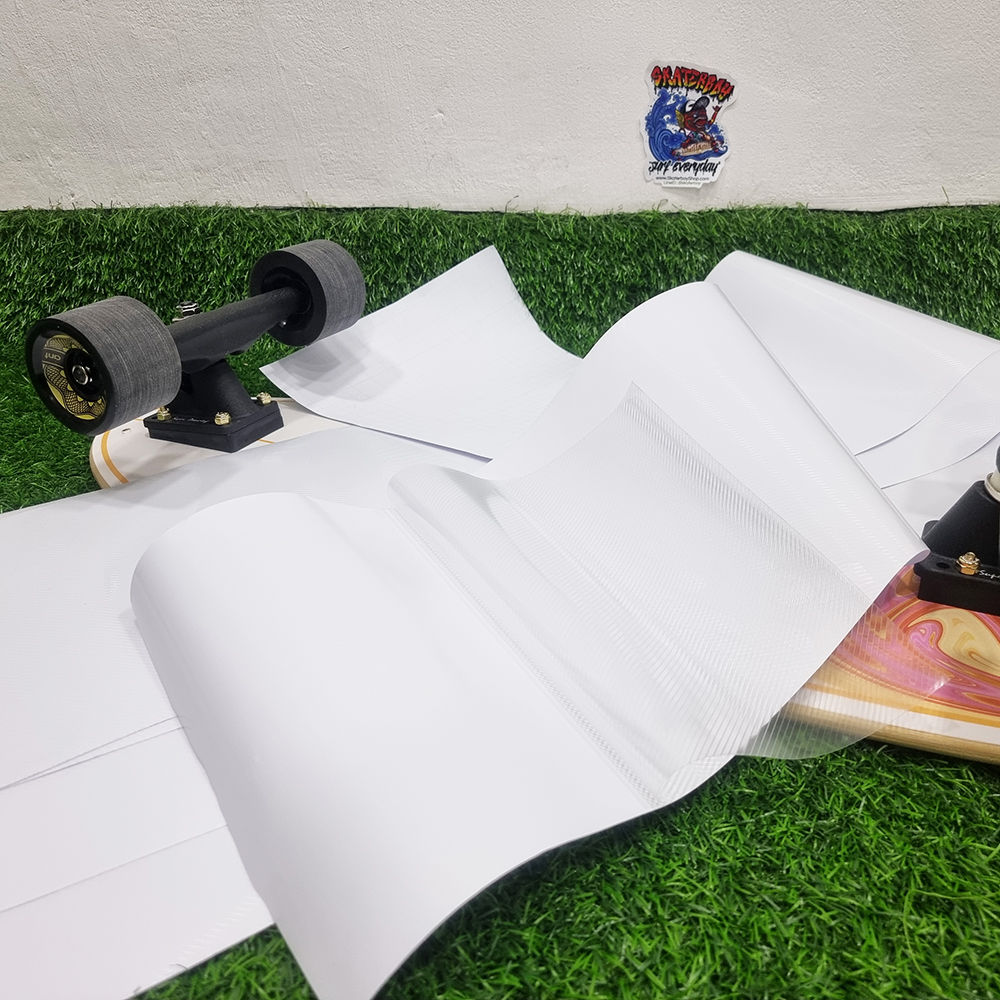 [0304] สติ๊กเกอร์ใสกันรอย ป้องกันล้อกัดลายบอร์ด ขนาด 85x24cm anti bite wheel