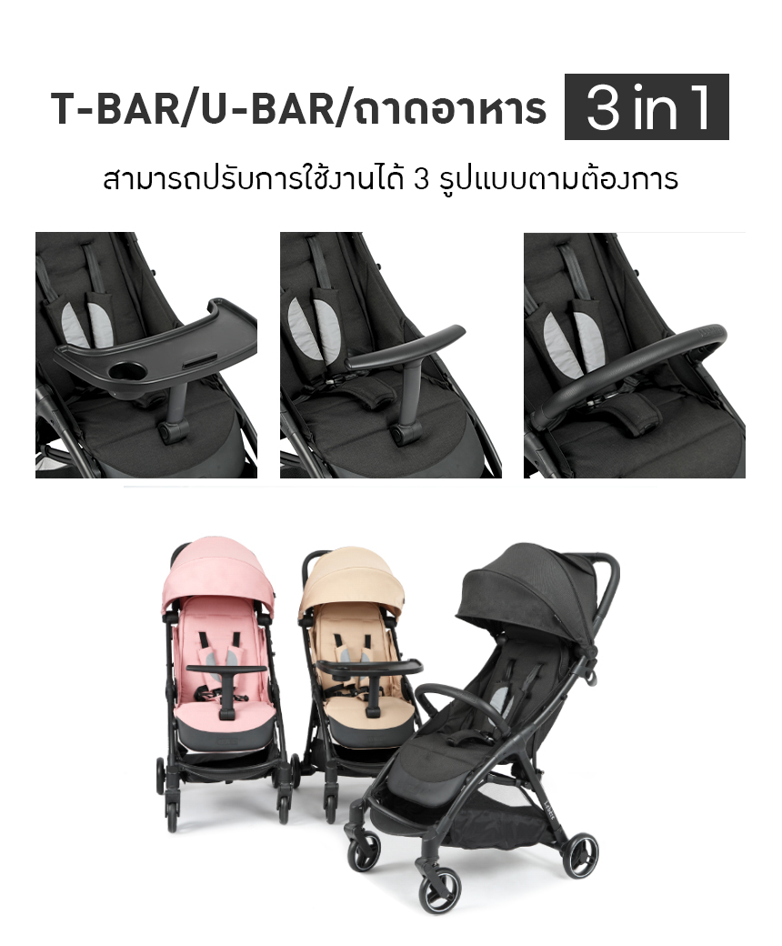 Keenz Lebere Stella Autofold รถเข็นเด็กพับอัตโนมัติ